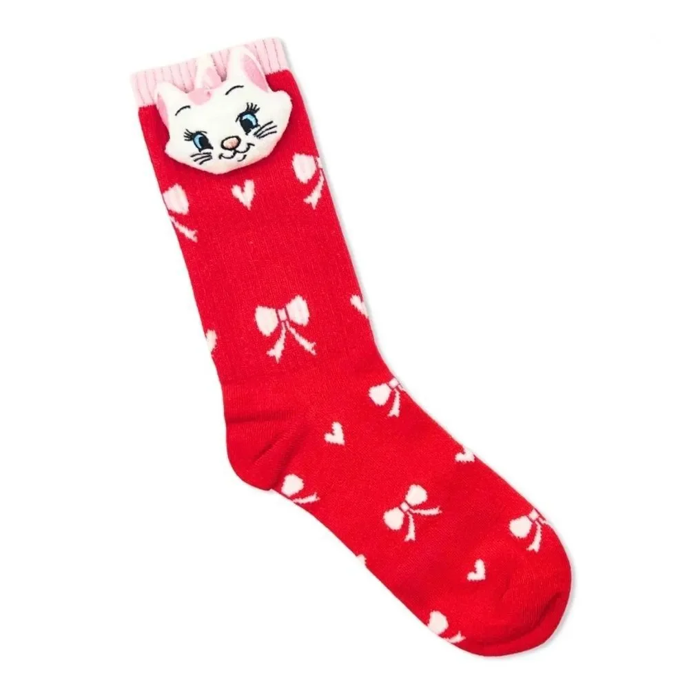 Women’s Hello Kitty & Aristocats Mid-Crew Socks 3-Pair Size 4-10